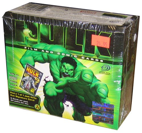 2003 Upper Deck Hulk & Comic Cards Booster Box