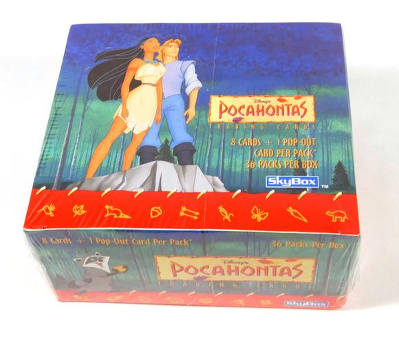 1994 Skybox Disney's Pocahontas Movie Trading Card Factory box(36 packs)