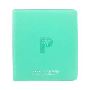 Collector's Series 12 Pocket Zip Trading Card Binder - TURQUOISE